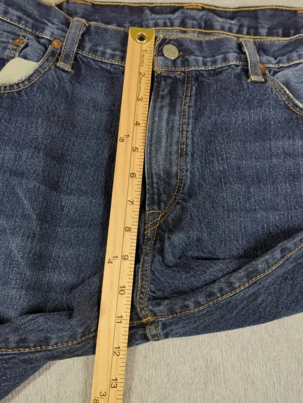 Polo Ralph Lauren Jeans Men's 38x34 (Fit 38x33) Blue Denim Authentic Dungarees